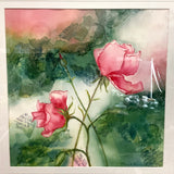 Rose Duet Watercolour