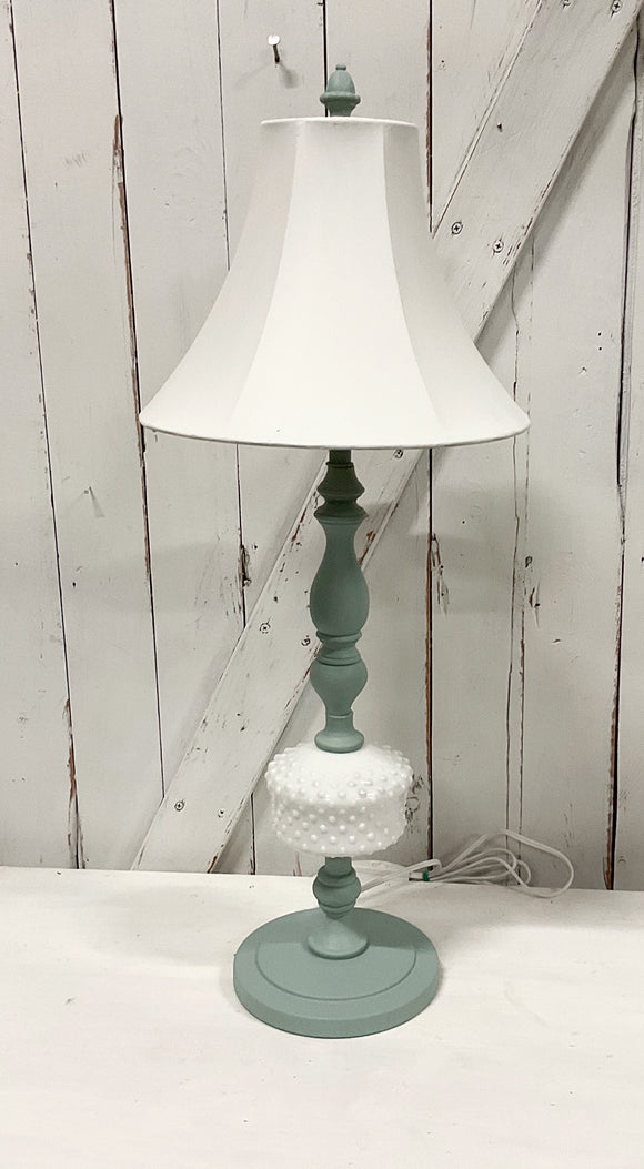 Milk Glass Lamp