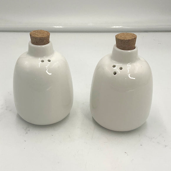 Corked Salt Pepper Shakers