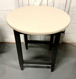 Two Tone Round Side Table