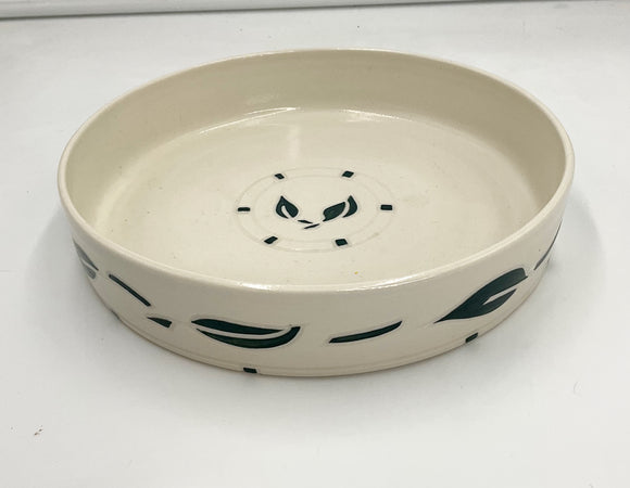 Pottery Rimmed Dish