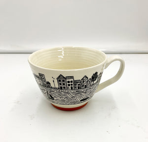 Sailing Through Town Mug