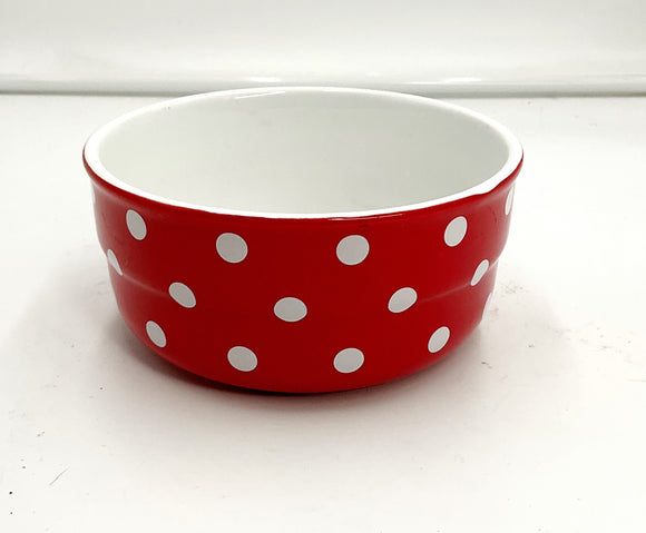 Red Polka Dot Bowl