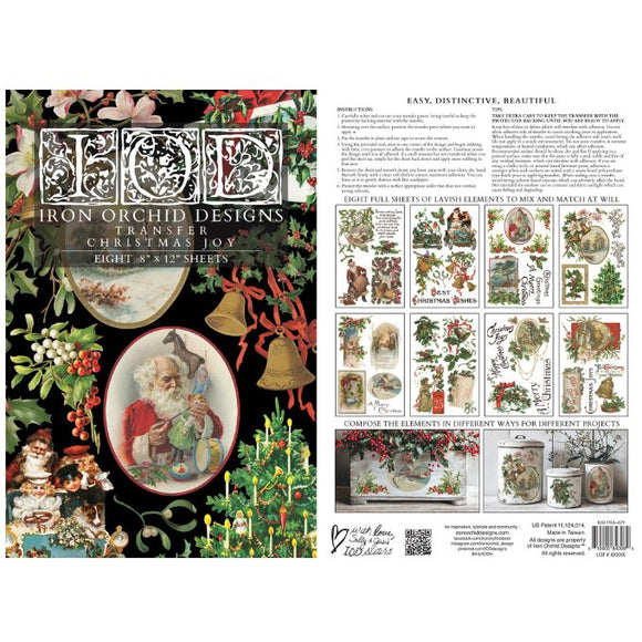 Christmas Joy - IOD Transfer