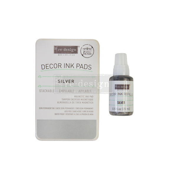 Decor Ink Pad - silver - Prima