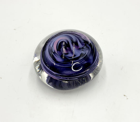 Purple Swirl Paperweight