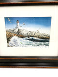 Lighthouse on the Rocks - Art Print