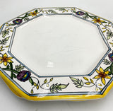Floral Octagonal plates