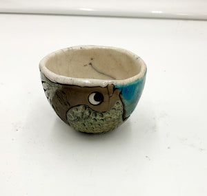 Mini Pottery Fish Bowl