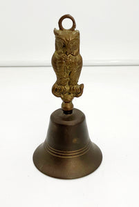 Vintage Brass Owl Bell