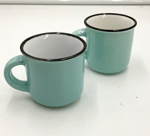 Enamel Look Mini Mugs