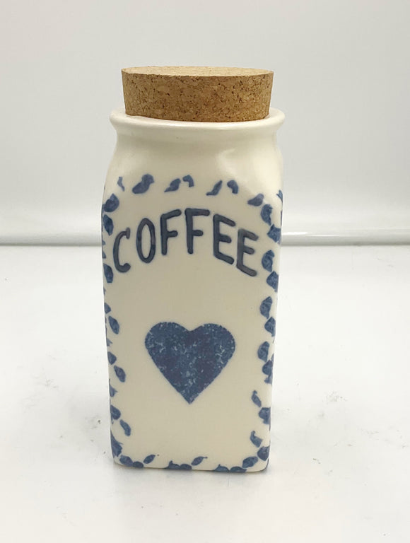 Spongeware coffee canister