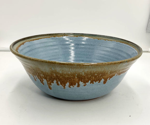 Drip Glaze Pottery Bowl