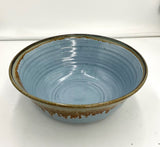 Drip Glaze Pottery Bowl