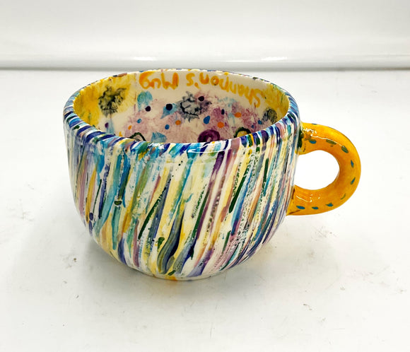 Whimsical Pottery Mug