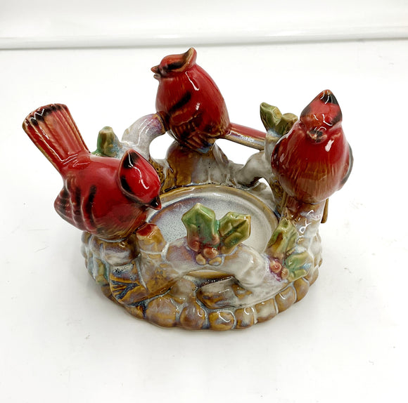 Cardinal Candle Holder