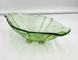 Green Depression Glass Bowl