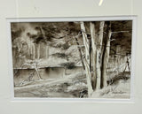 Original Watercolour- Forest Study