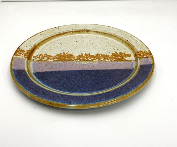 Striated Pottery Plate