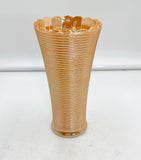 Peach Lustre Vase