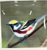 Embroidery Art Bird Finch