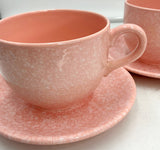 Pink Cappuccino Mugs