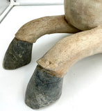 Reclining Wood Horse