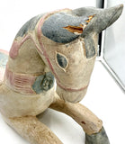 Reclining Wood Horse