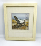 Shoreline Chair - watercolour print