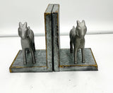 Metal Goat Bookends