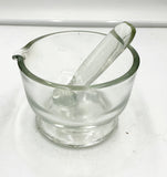 Glass Mortar Pestle