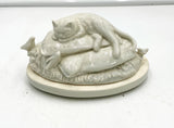 Lounging Cat Trinket Dish