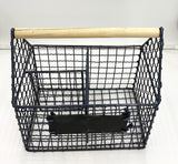 Navy Wire Tote