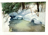 Winter Creek - Original Watercolour