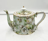 Antique rose Teapot