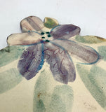 Floral Cutout Pottery Tray