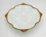 Milk Glass Fruit Bowl
