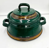 Pottery Covered casserole