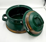 Pottery Covered casserole