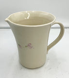Pottery Soft Floral Pitcher