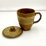 Lidded Stoneware Mug