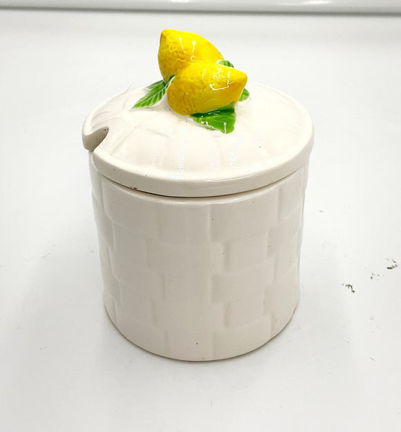 Lemon Jam Pot