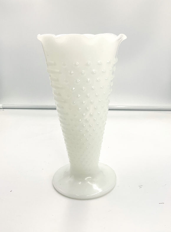 Vintage milk Glass Vase