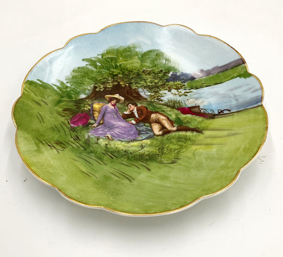 Limoges Courting Plate