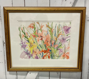 Pastel Florals - Original Watercolour