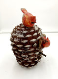 Cardinal Pinecone Birdhouse