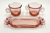 Depression Glass Cream Sugar set