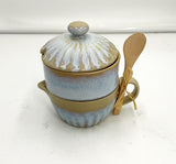Stacking Pottery Cream Sugar
