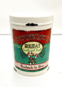 Holiday Ceramic Canister