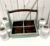Tote Box with Jars